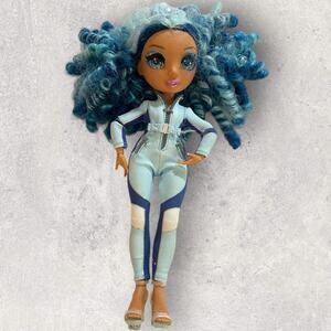 Rainbow High Skyler Bradshaw Doll Blue Hair Jumpsuit Outfit Fashion Collectible